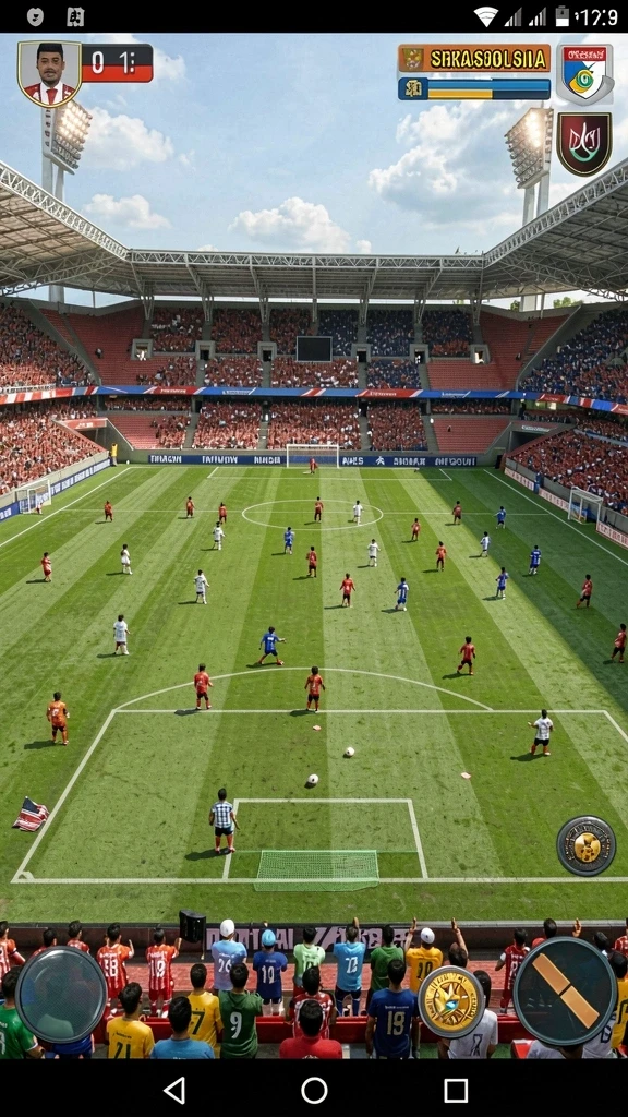 Momen petualangan yang seru dalam game.