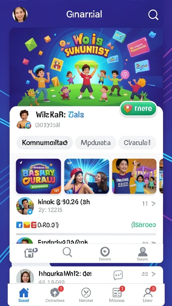 Pengaturan level yang beragam dan menantang.