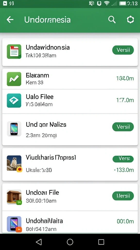 Berbagai pilihan permainan tersedia di menu.
