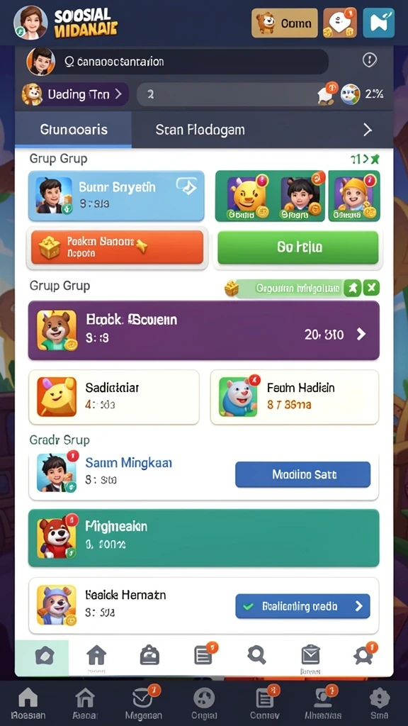 Screenshot D73 dengan karakter utama beraksi.