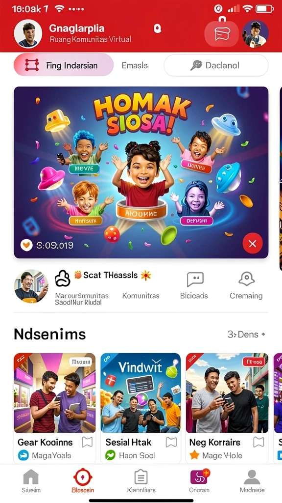 Tampilan antarmuka yang menarik dan intuitif.