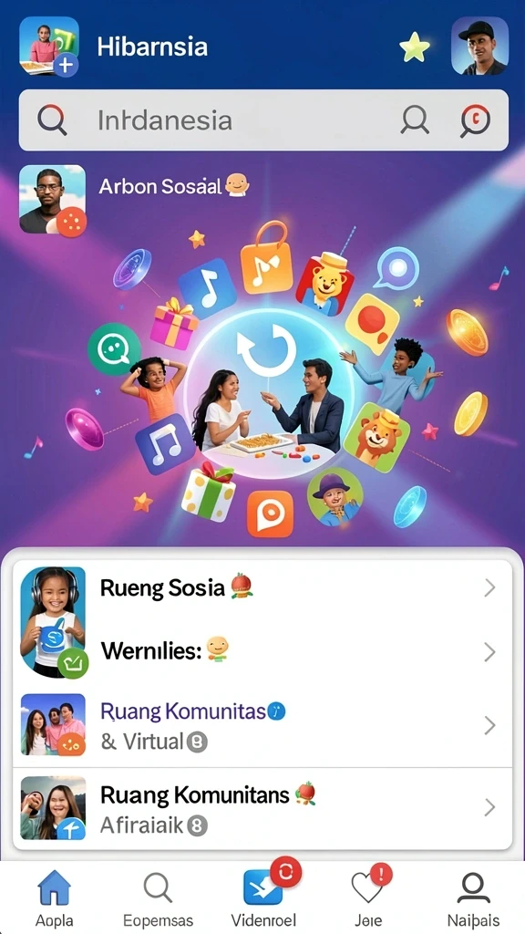 Karakter-karakter unik yang siap bertarung.