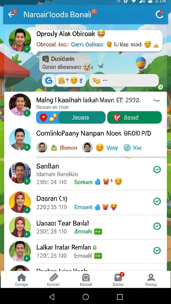 Tampilan antarmuka yang menarik dan user-friendly.