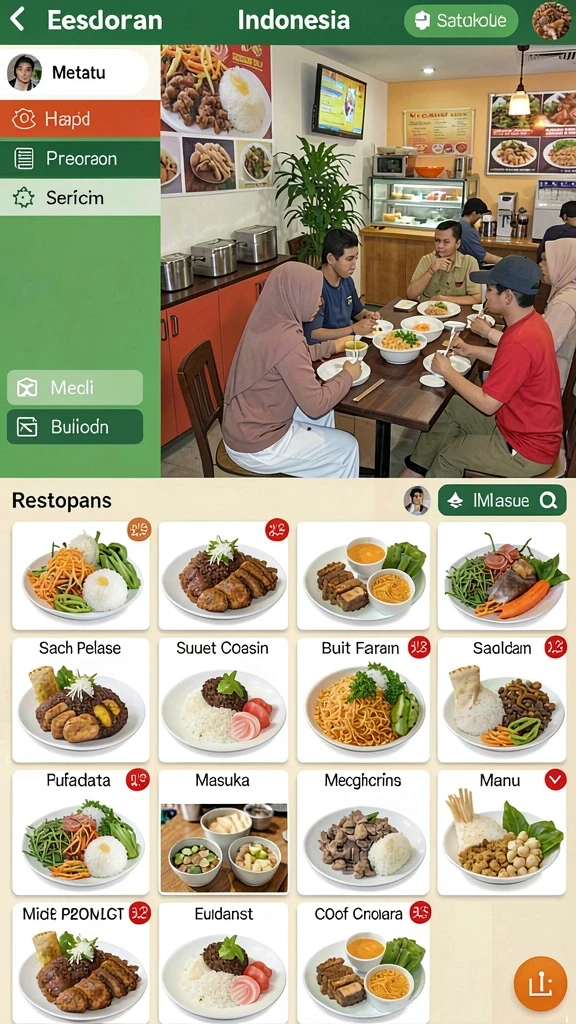 Tampilan antarmuka yang menarik dan ramah pengguna.