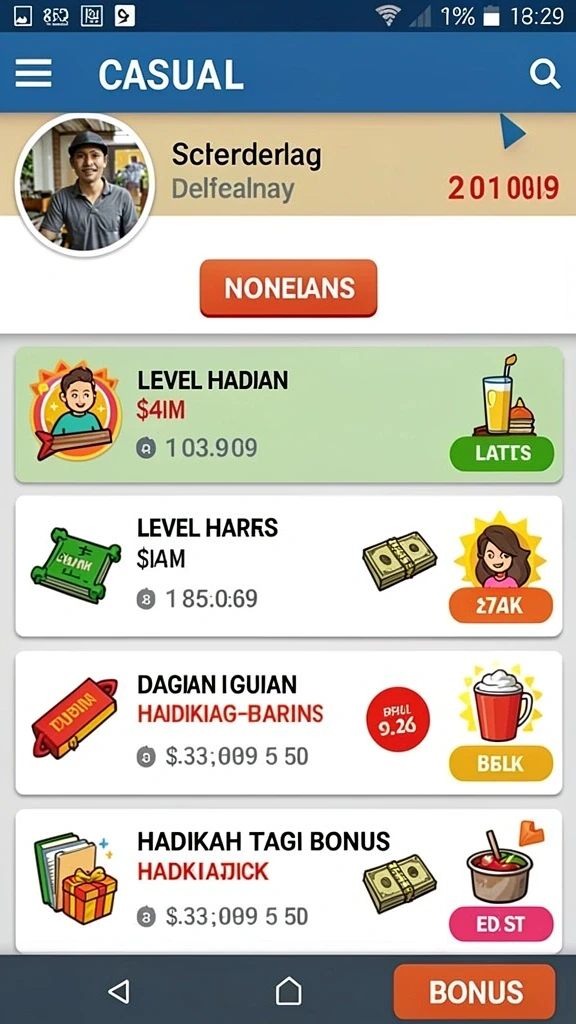 Mode permainan yang beragam untuk semua pemain.
