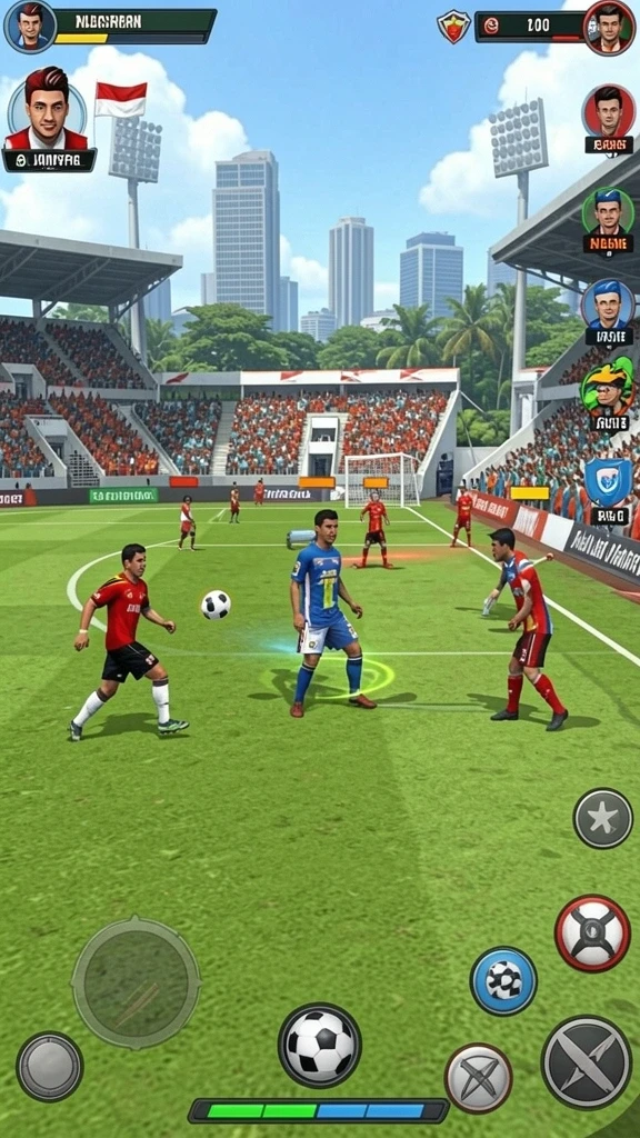 Karakter yang beragam dan unik untuk dipilih.