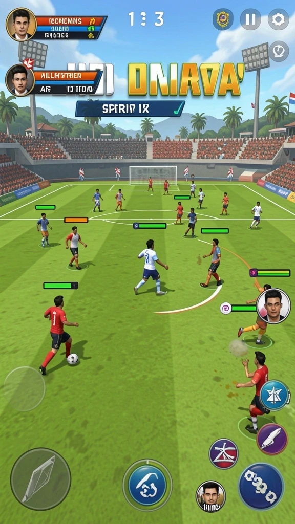 Screenshot menunjukkan karakter baru dalam mode pertempuran.