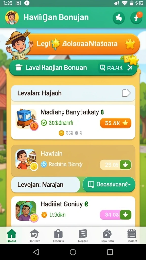 Berbagai pilihan permainan slot dengan tema berbeda.