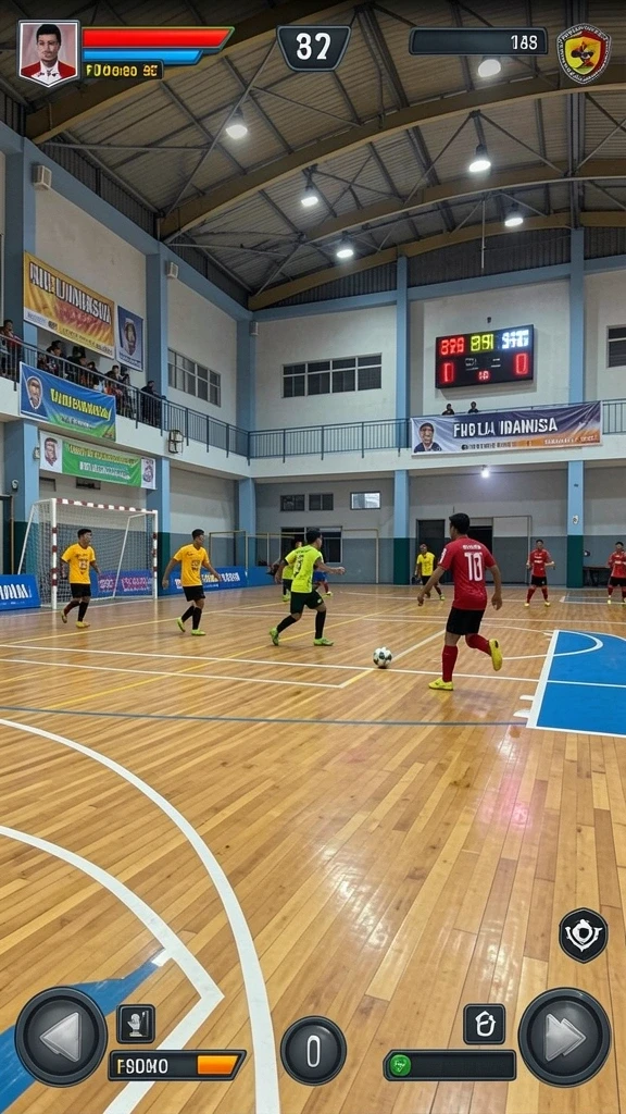 Visual antarmuka pengguna yang intuitif dan menarik.