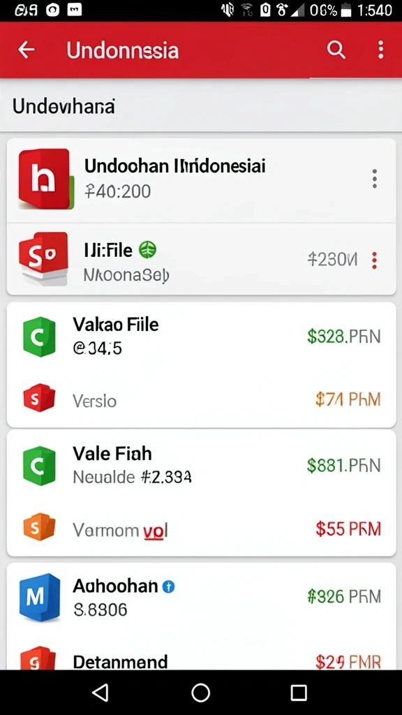 Tampilan antarmuka yang user-friendly.