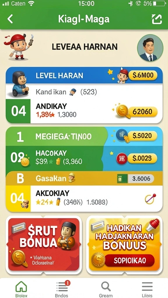 Screenshot aksi seru dalam permainan MITRA77.