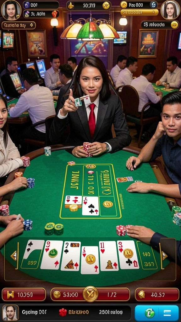 Fitur sosial yang memungkinkan interaksi dengan teman.