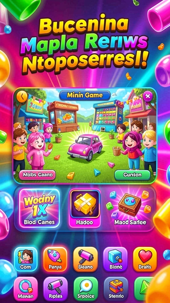 Screenshot aplikasi NAGITABET - fitur mode permainan yang beragam.