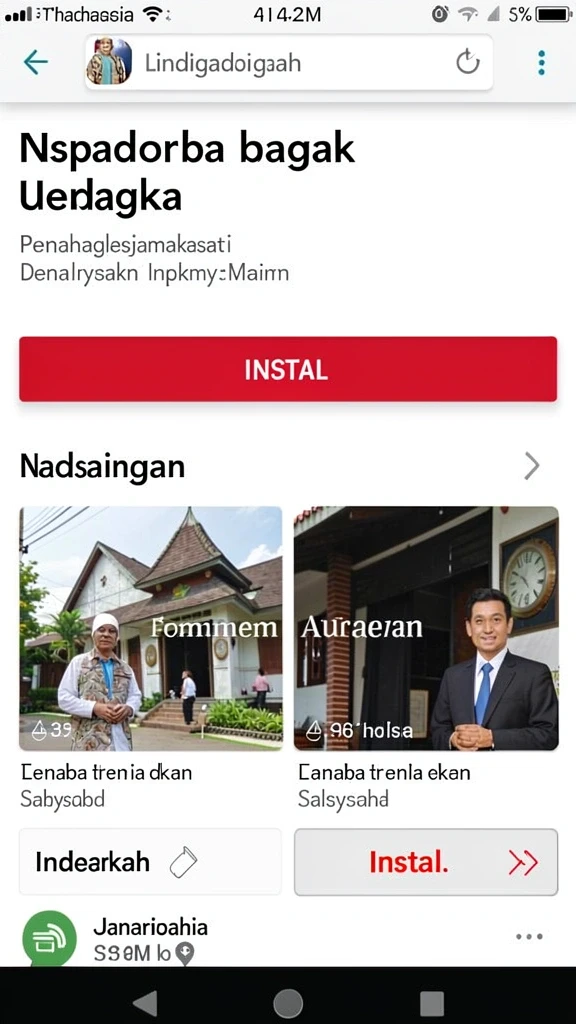Halaman transaksi yang aman dan cepat.