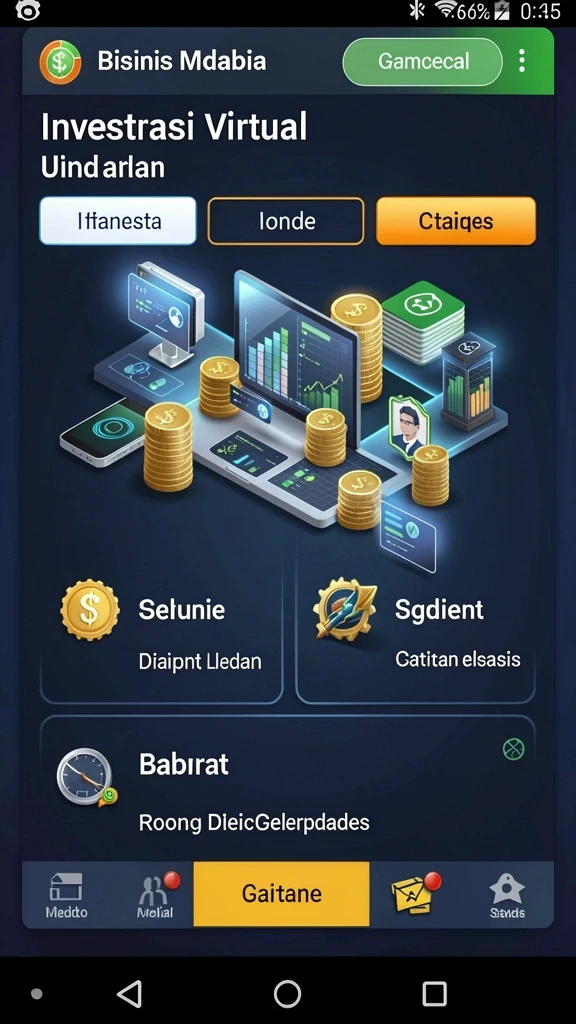 Tampilan antarmuka pengguna yang intuitif dan modern.
