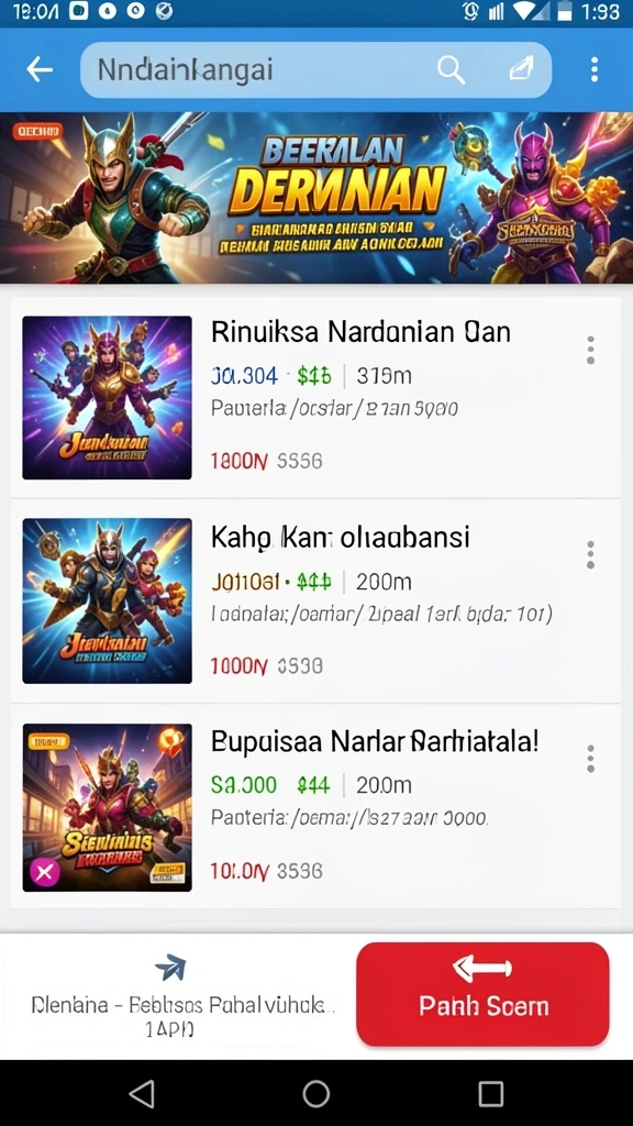 Screenshot menunjukkan fitur multiplayer yang seru.