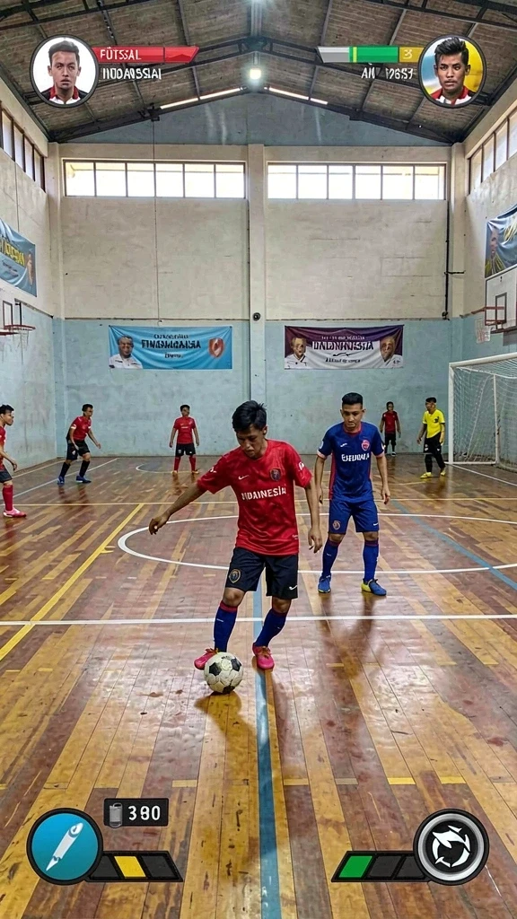 Momen seru saat menyelesaikan tantangan.