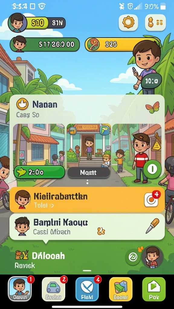 Karakter utama dalam aksi heroik di dunia gelap.
