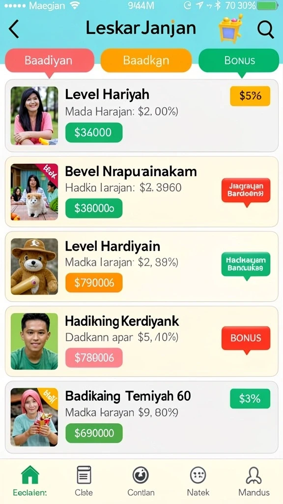 Screenshot menunjukkan tampilan grafis yang memukau dari SUPER5.