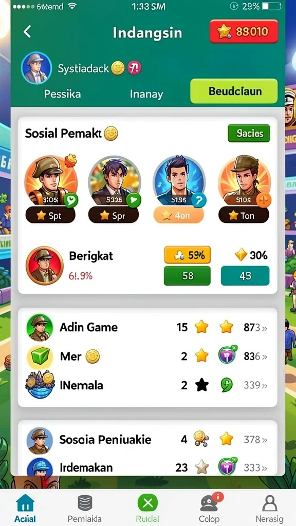 Tampilan antarmuka yang menarik dan mudah dinavigasi.
