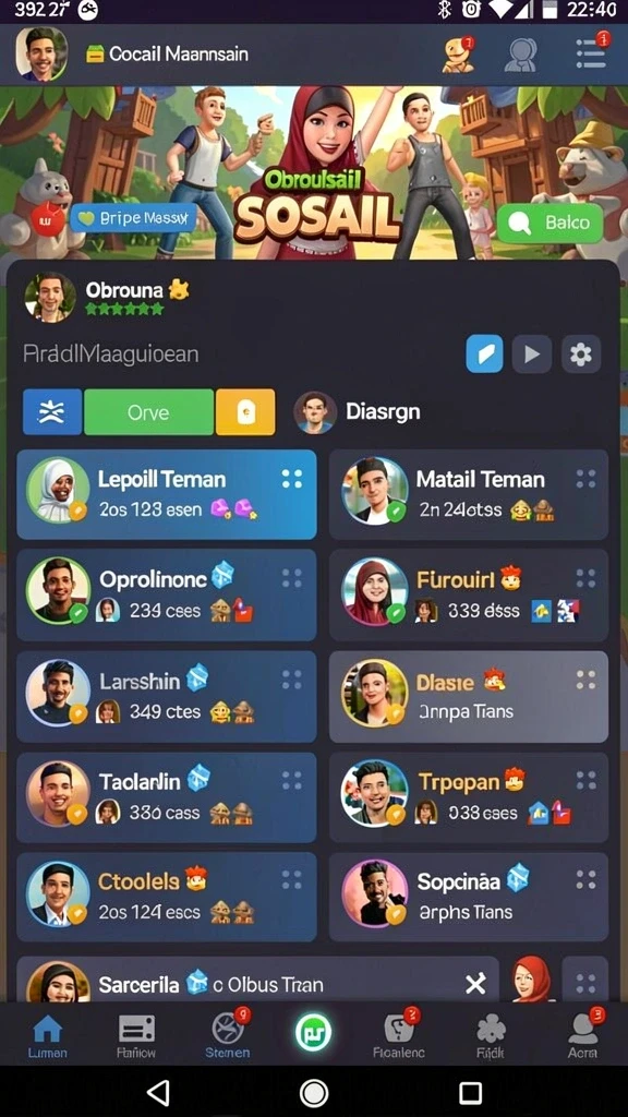 Karakter unik dengan kemampuan spesial.