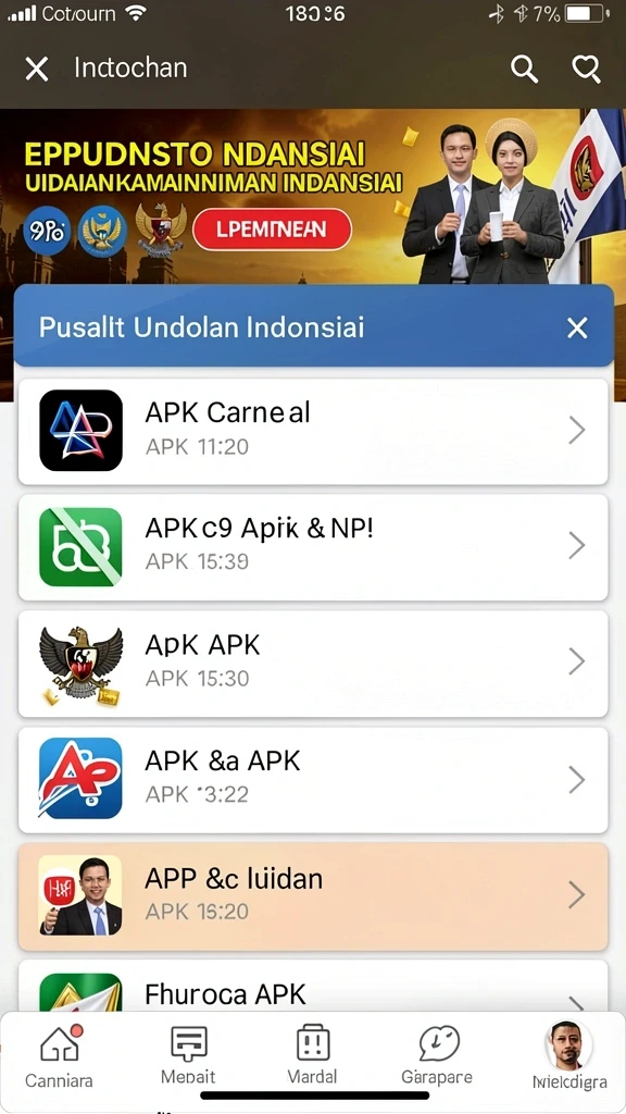 Tampilan antarmuka yang user-friendly dan menarik.