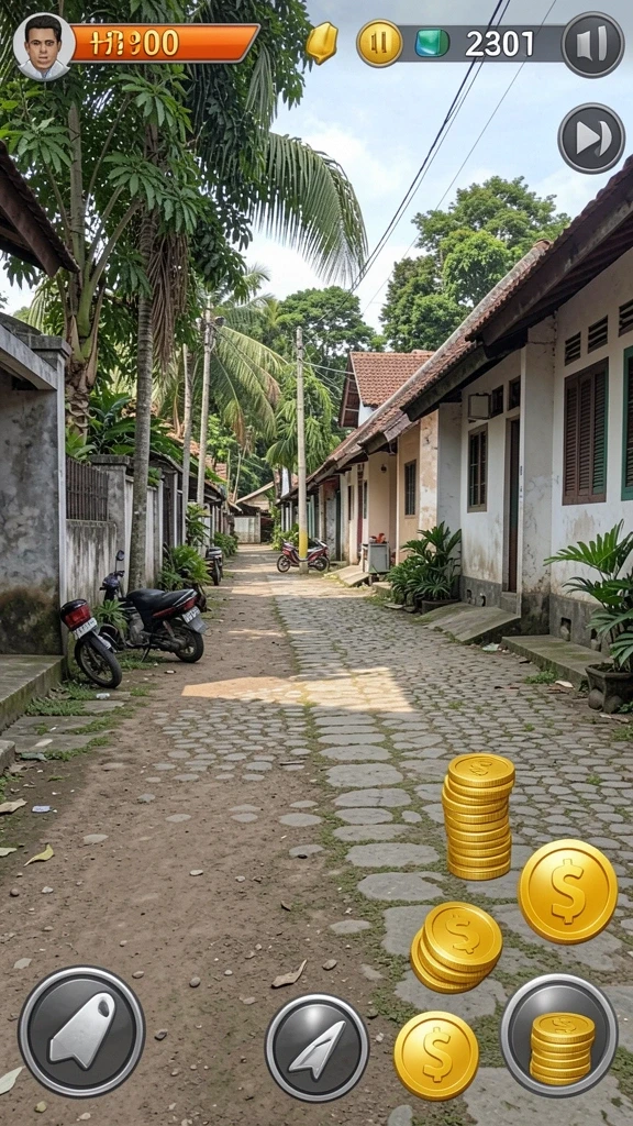 Tangkapan layar menampilkan karakter utama dalam pertempuran.