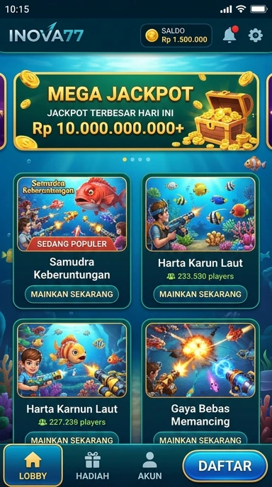 inova77 — menu pengaturan